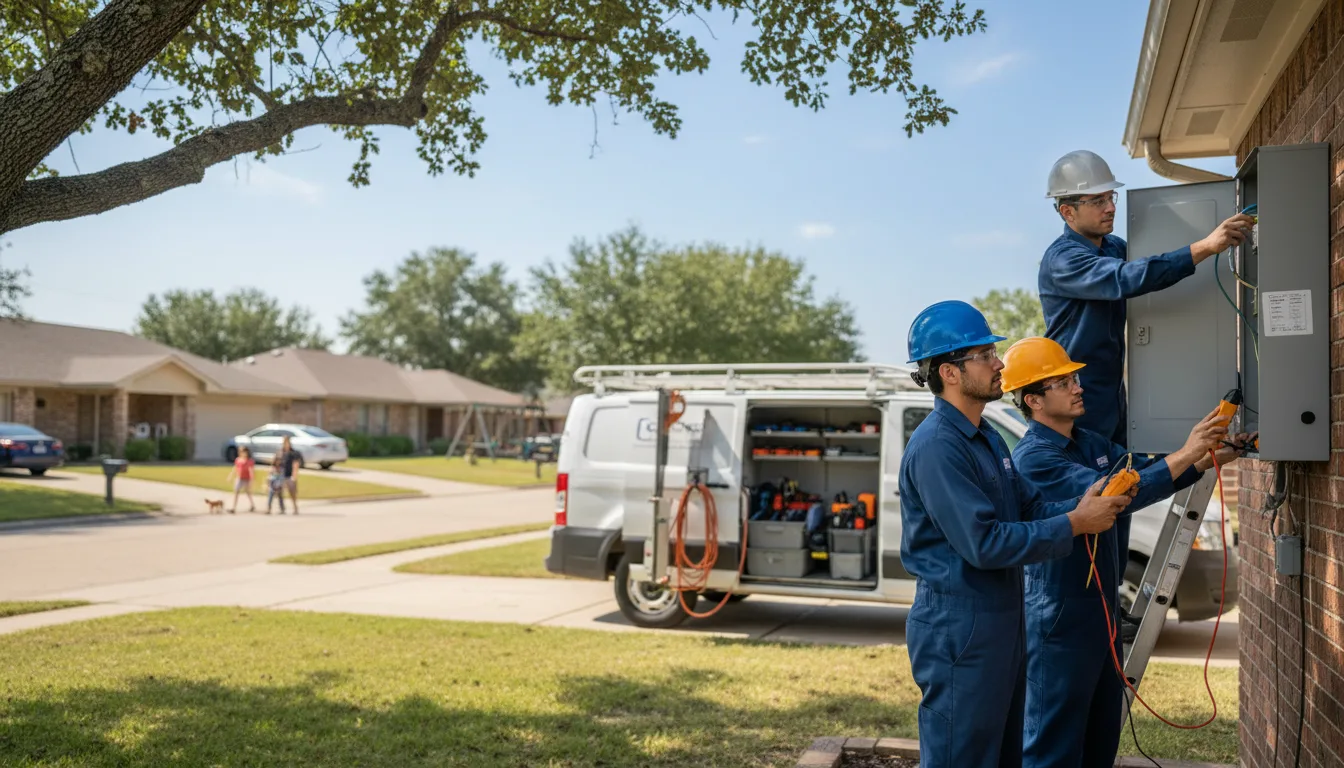 Certified electrician providing emergency electrical services in Lamar, IN